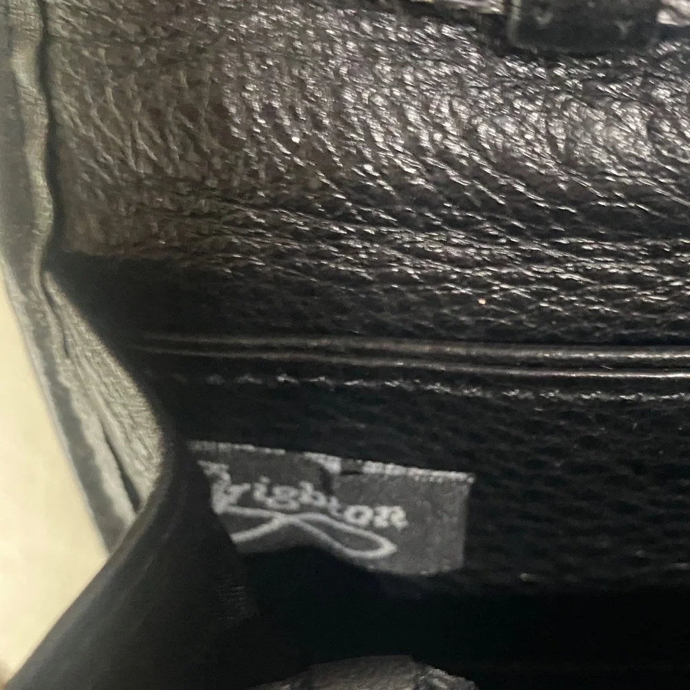 Brighton Black Leather crossbody purse wallet